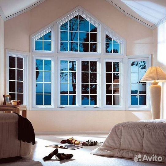 Окна пластиковые любых размеров и форм