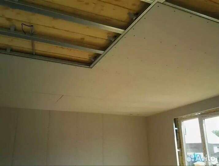 Отделка гипсокартоном дома в Курске и области