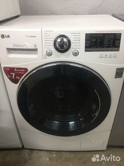 Машинка Lg 7kg с паром прямой привод