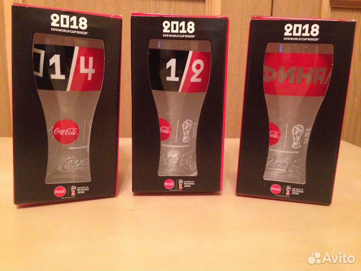 Набор коллекционных стаканов Coca-Cola