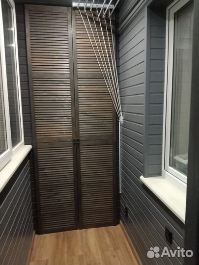 Отделка балконов и лоджий/ Утепление/ Остекление