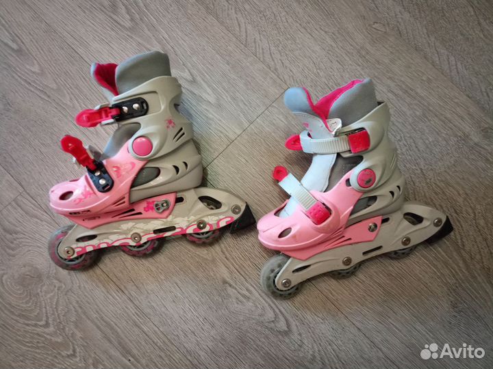 Роликовые коньки детские раздвижные
