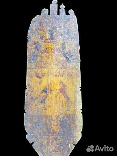 Старинная мезенская прялка 19 век