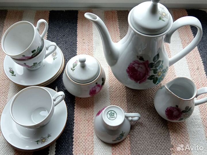 Кофейный сервиз /фарфор Кахла ГДР