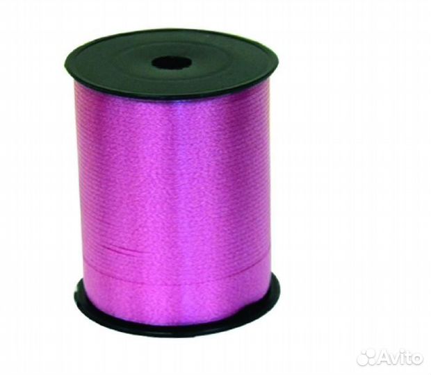 Лента в бобинах малиновая