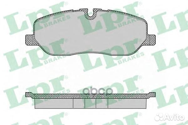 Колодки тормозные дисковые 05P1360 Lpr