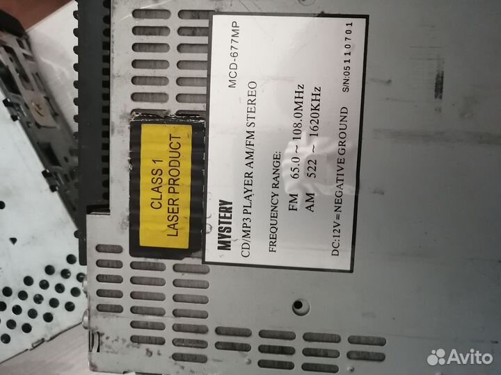 Магнитола aiva. CDC X217. mystery MCD 677MP