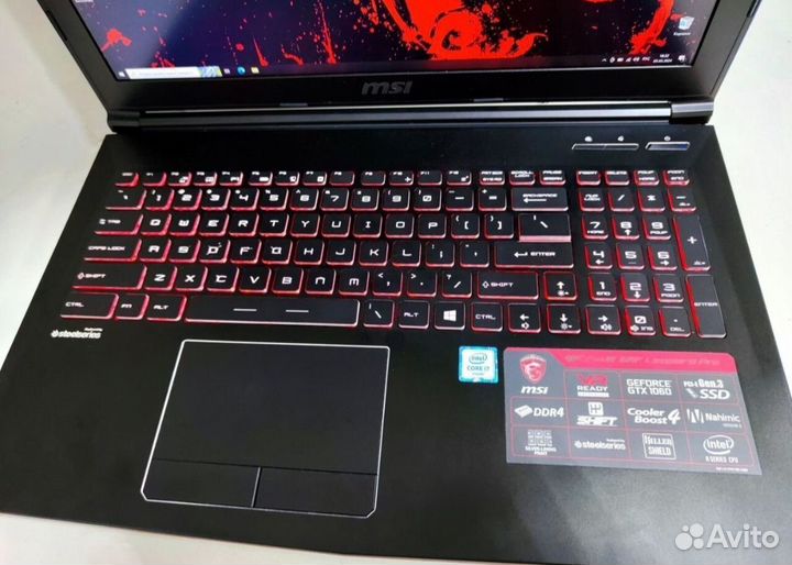 Игровой MSI i7-6700HQ-8 Ядер/Nvidia960M/SSD+HDD