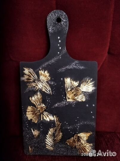 Интерьерная доска в подарок рыбаку