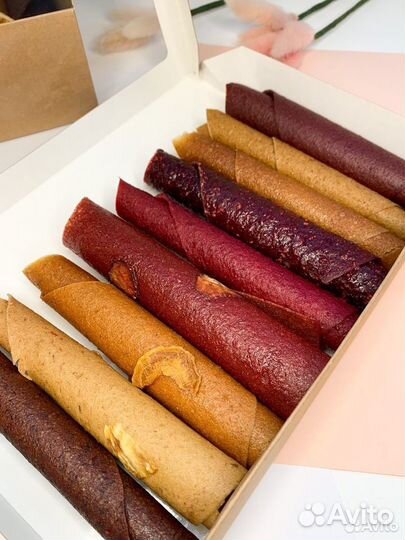 Фруктовые чипсы и фруктовая пастила