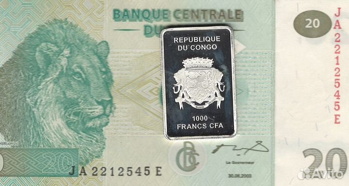 Конго 1000франков 