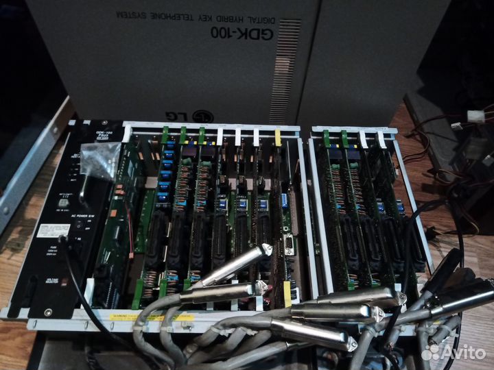 Офисная атс LG GDK-100 с расширением на 4 платы