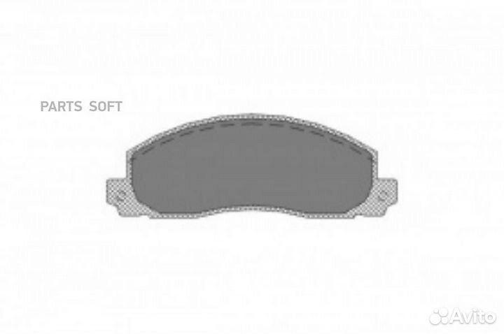 SCT germany SP208 колод. торм.задн. renault trafic -01/opel arena 97-01