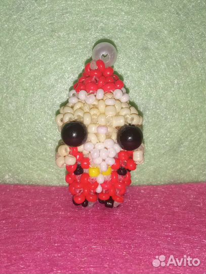 Амигуруми из бисера(санта)