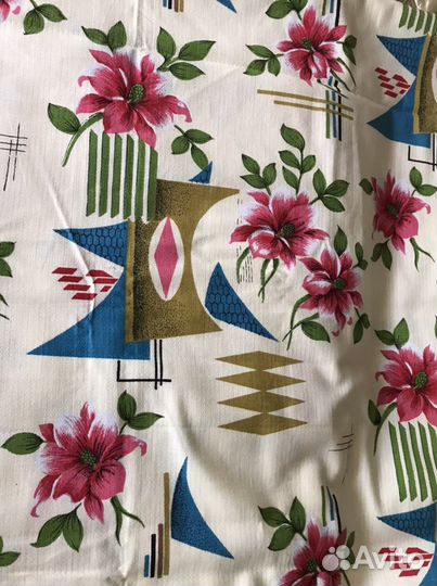 Отрез ткани хлопок СССР