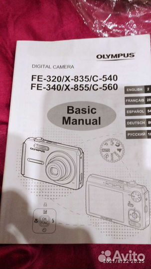Компактный фотоаппарат olympus FE-340