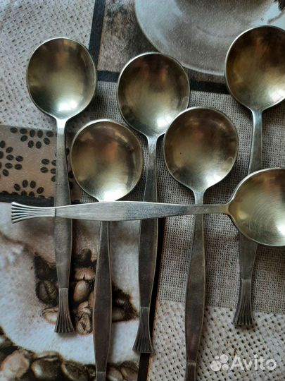 Мельхиоровые ложки чайные СССР