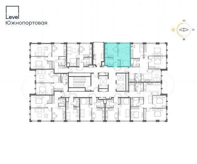 1-к. квартира, 34,5 м², 23/24 эт.