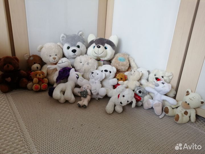 Игрушки пакетом белая коллекция