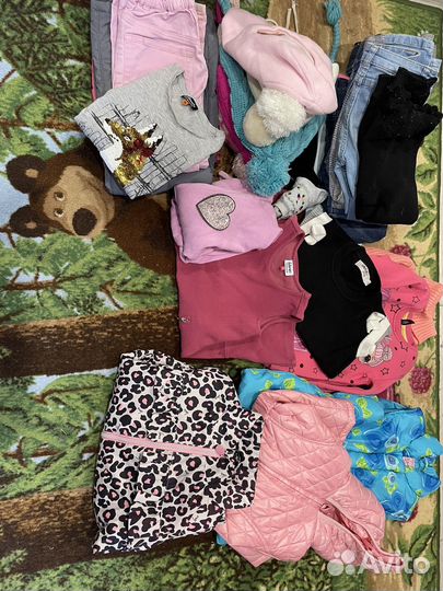 Вещи пакетом для девочки 110 116 размер
