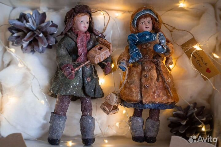 Игрушка ёлочная ватная