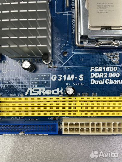 Материнская плата ASRock G31M-S LGA 775