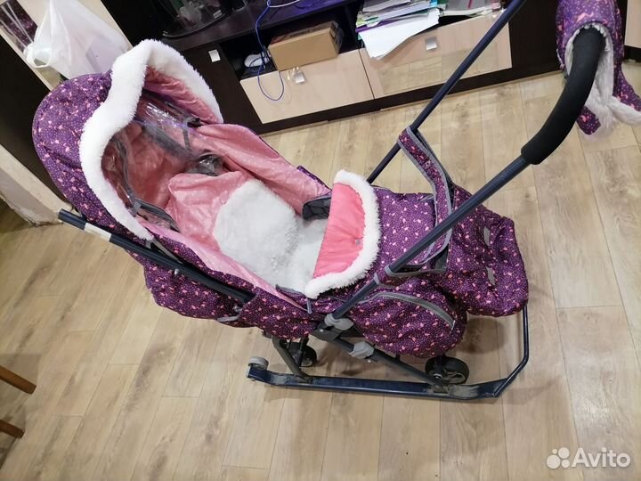 Санки коляска ника 7