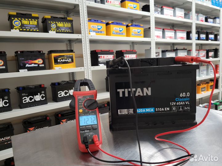 Аккумулятор titan classic 60Ah о.п. 510A L2 242x17