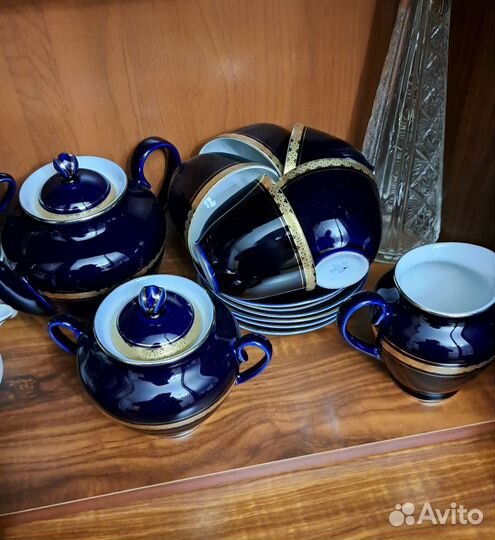 Сервиз чайный лфз кобальт
