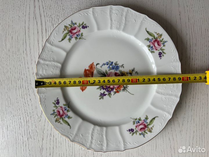 Блюдо Bernadott Мейсенский букет 30 см