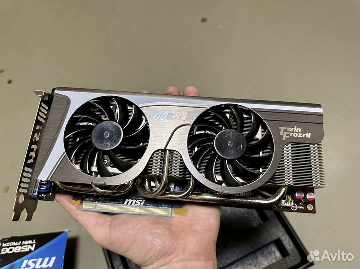 Видеокарта MSI GTX 580 (не рабочая)