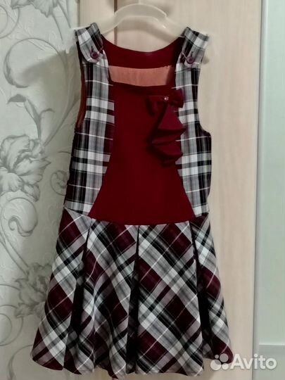 Школьная форма oreana для девочки (бордовая)