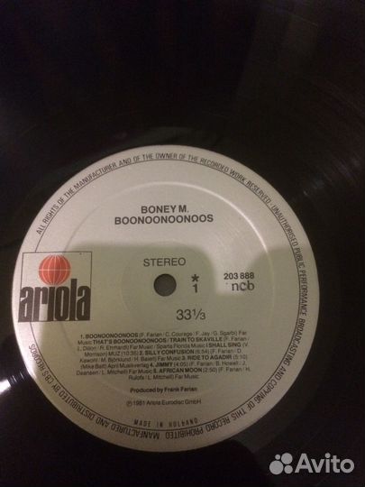 LP Boney M 