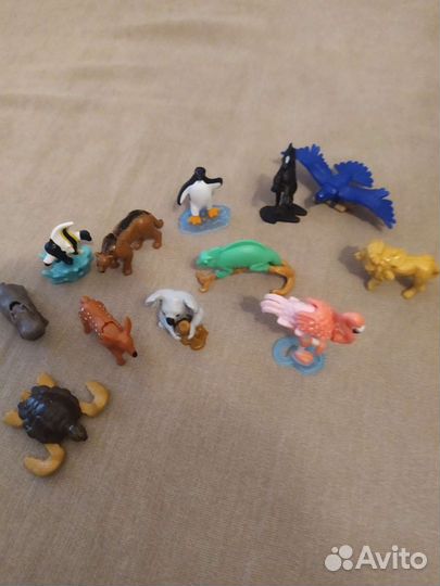 Фигурки животных kinder натунс