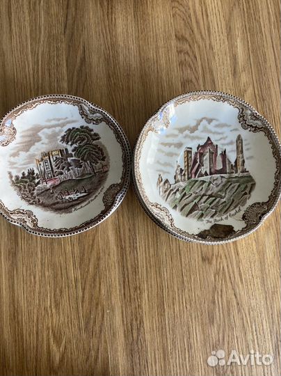 Блюдца, розетка, варенница, Англия, Винтаж