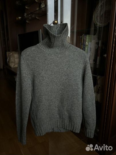 Свитер hm premium шерсть 100%