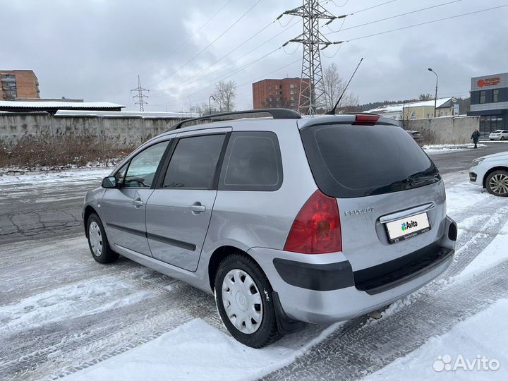 Peugeot 307 1.6 МТ, 2003, 199 560 км