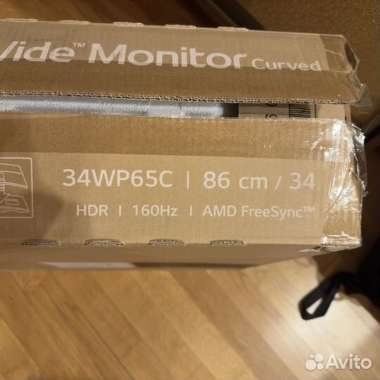 Монитор LG UltraWide 34WP65C 160Гц 34 дюйма