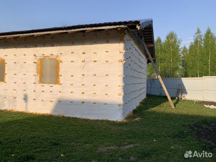 Утепление ППУ пенополиуретаном