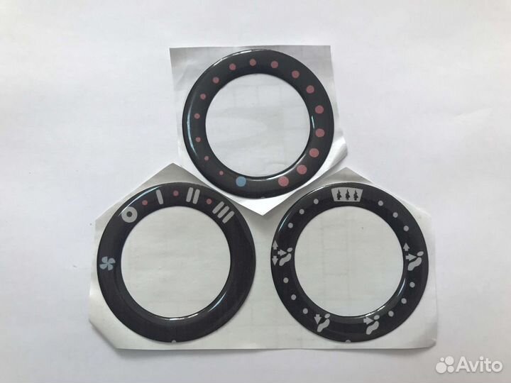 Наклейки на отопитель УАЗ 3163 Патриот (до 2012)