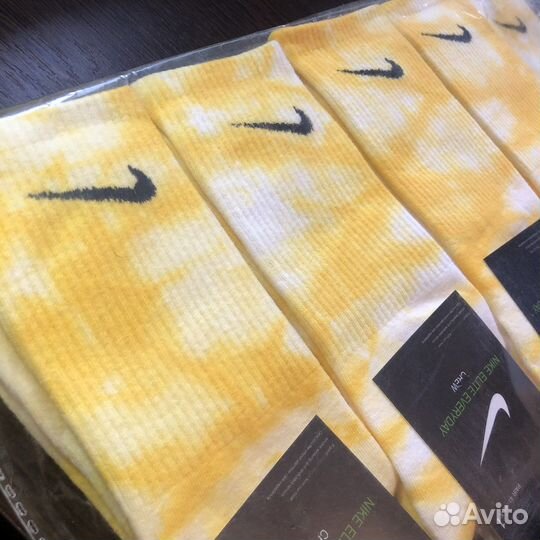 Длинные носки Nike tie dye
