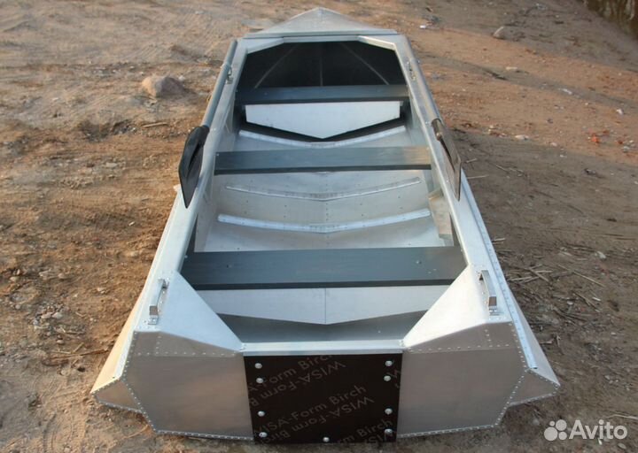 Алюминиевая лодка Романтика-Н 3.5м.,с булями,новая