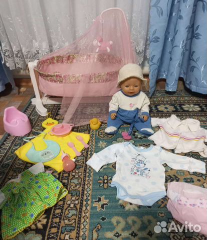 Беби Бон и кроватка беби анабель