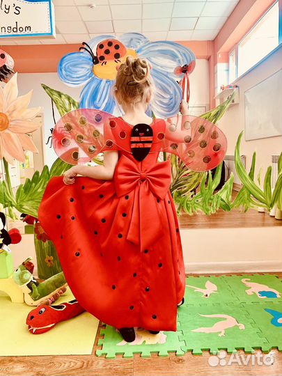 Костюм божьей коровки на 4-6лет