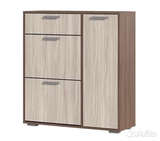 Обувница дели №4 ясень шимо темный и ясень шимо свет