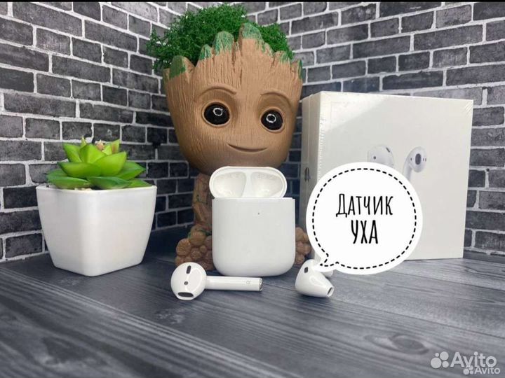 Airpods 2 с отличным звучанием + гарантия