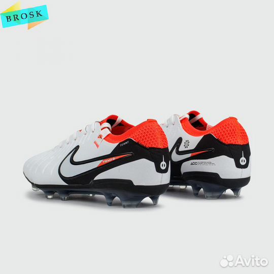 Бутсы Nike Tiempo Legend 10 Pro FG White Black