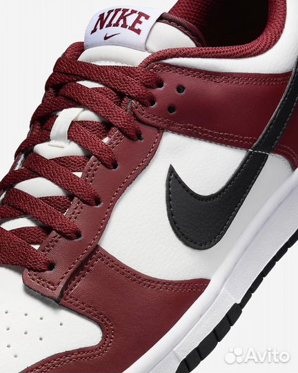 Nike Dunk Low Dark Team Red Black