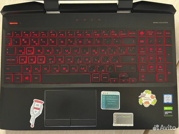 Ноутбук HP omen 15-dc1xxx Gaming