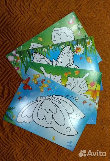 Раскраска, прописи, аппликации